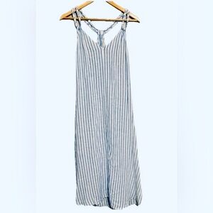 Women's Rachel Zoe Striped maxi Dress Sz L